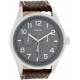 OOZOO Timepieces 50mm Brown Snake Leather Strap C7482